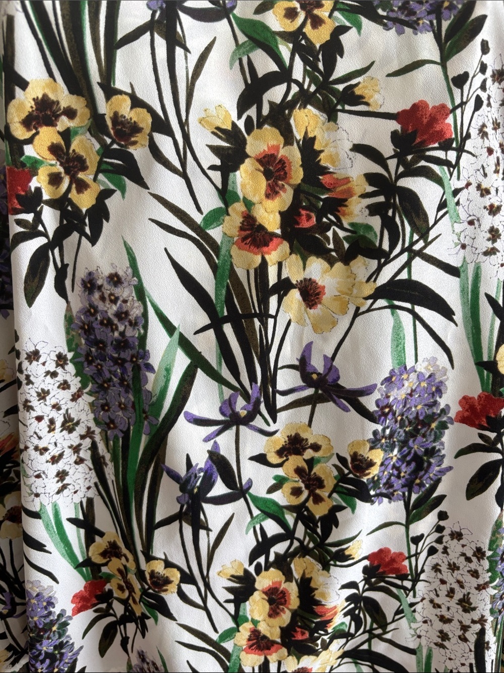 Tommy Hilfiger Floral Sleeveless Print Tunic in Green, Purple, Black, Size XXL - Picture 6 of 6